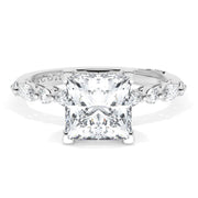Princess Solitaire Engagement Ring