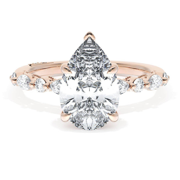 Pear Solitaire Engagement Ring