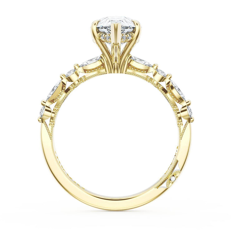 Pear Solitaire Engagement Ring