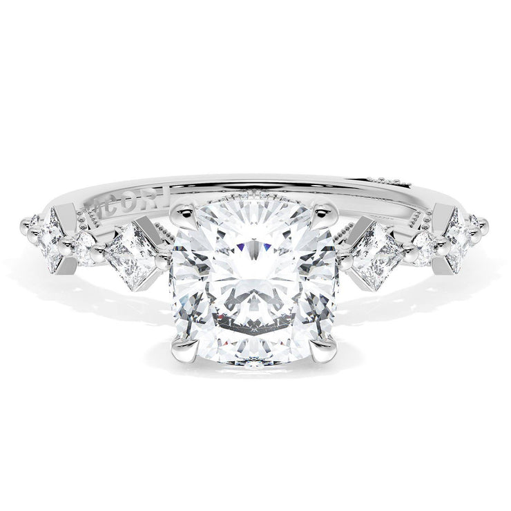 Cushion Solitaire Engagement Ring
