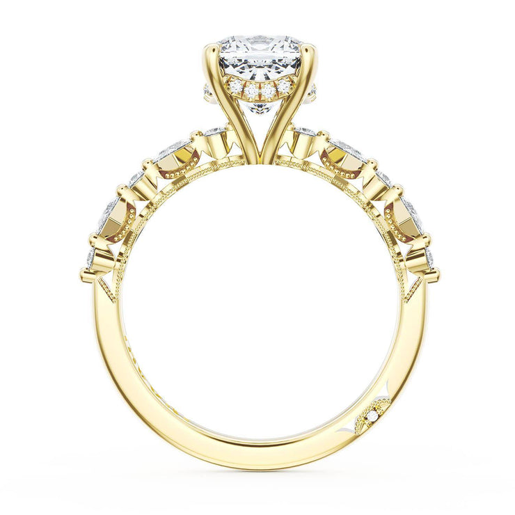 Cushion Solitaire Engagement Ring
