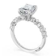 Emerald Solitaire Engagement Ring