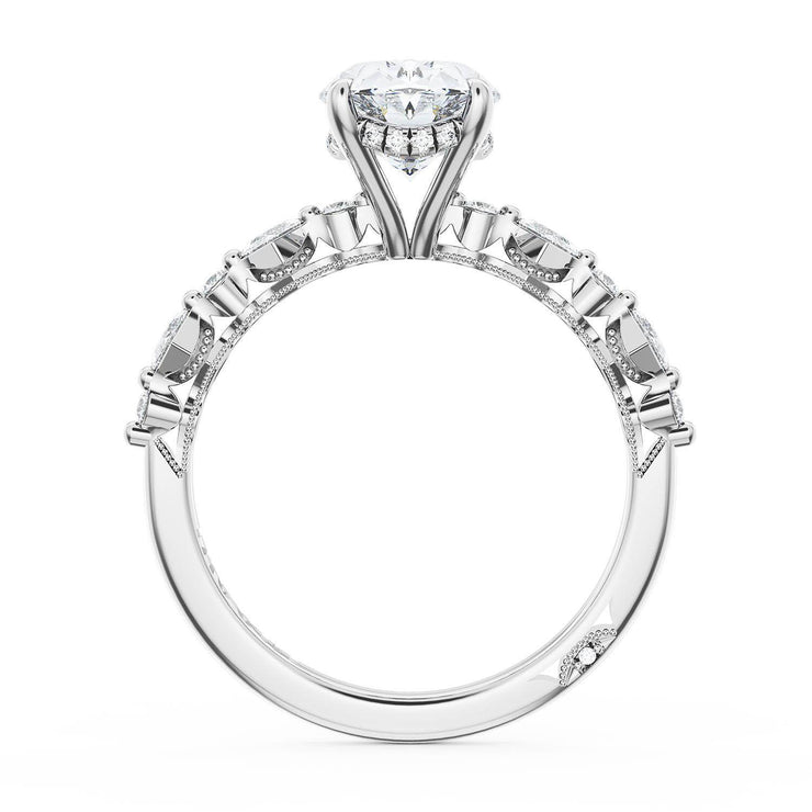 Oval Solitaire Engagement Ring