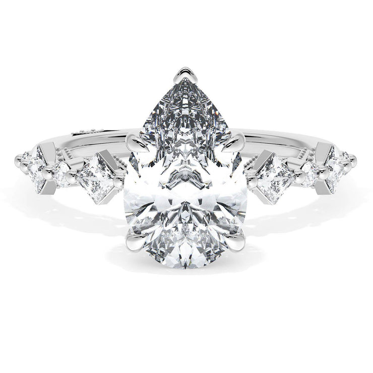 Pear Solitaire Engagement Ring