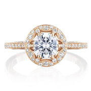 Round Bloom Engagement Ring