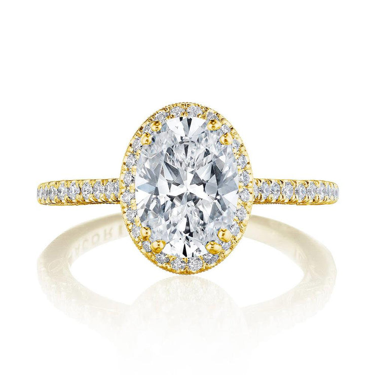 Oval Bloom Engagement Ring