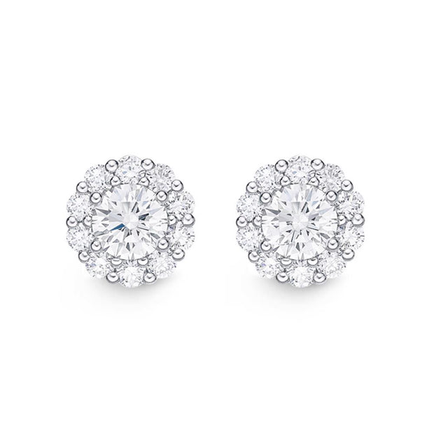 Blossom Diamond Studs .75ctw approx.