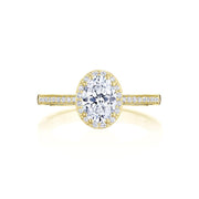 Oval Bloom Engagement Ring