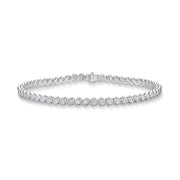 Milgrain Diamond Line Bracelet 2ctw approx.