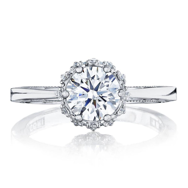 Round Bloom Engagement Ring