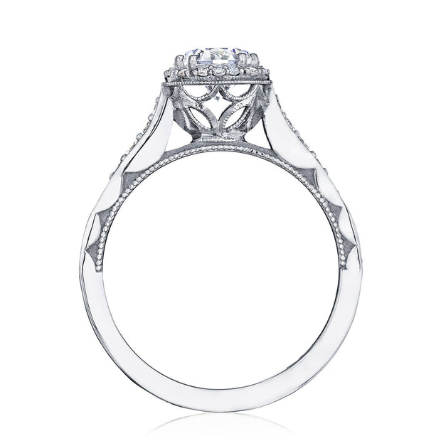 Round Bloom Engagement Ring