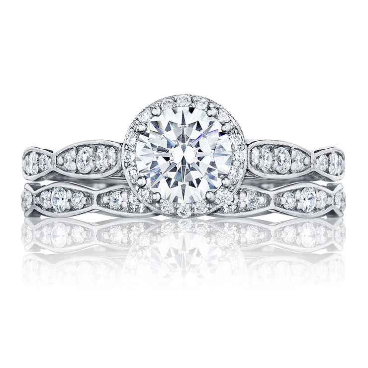 Round Bloom Engagement Ring