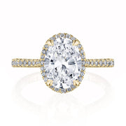 Oval Bloom Engagement Ring