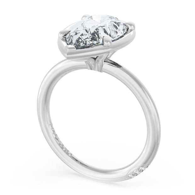 Cushion Solitaire Engagement Ring