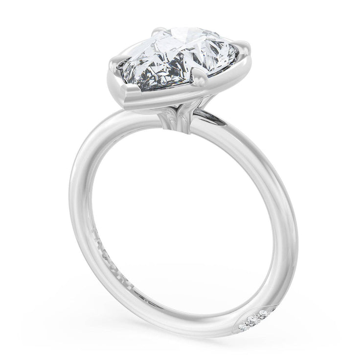 Cushion Solitaire Engagement Ring