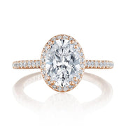 Oval Bloom Engagement Ring