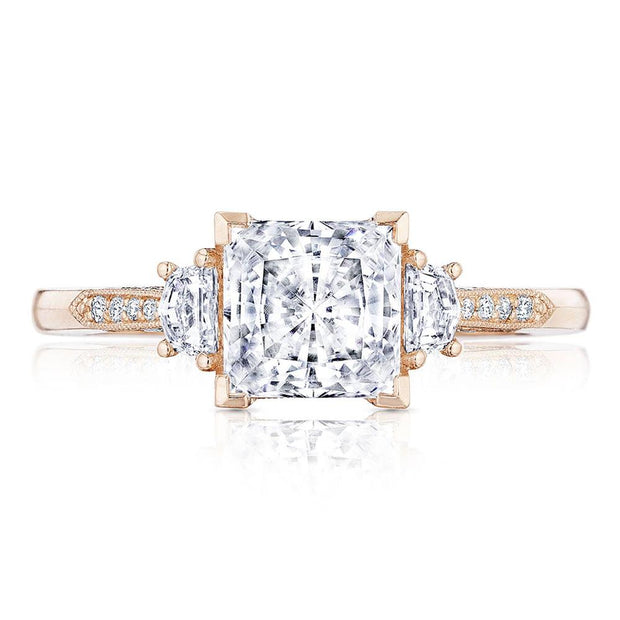 Princess 3-Stone Engagement Ring