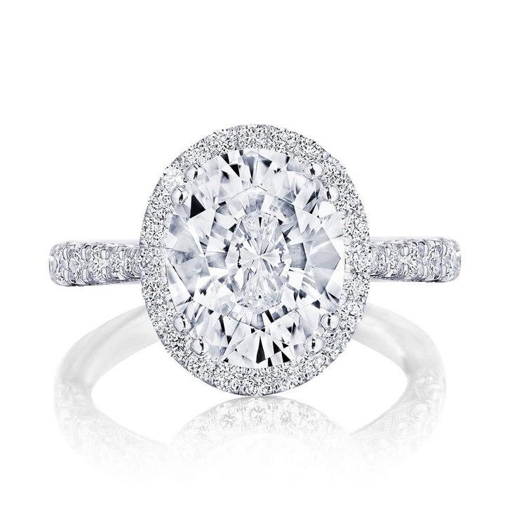 Oval Bloom Engagement Ring