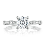 Round Solitaire Engagement Ring