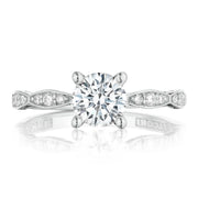 Round Solitaire Engagement Ring
