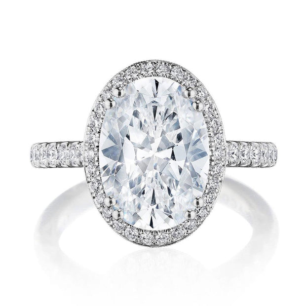 Oval Bloom Engagement Ring