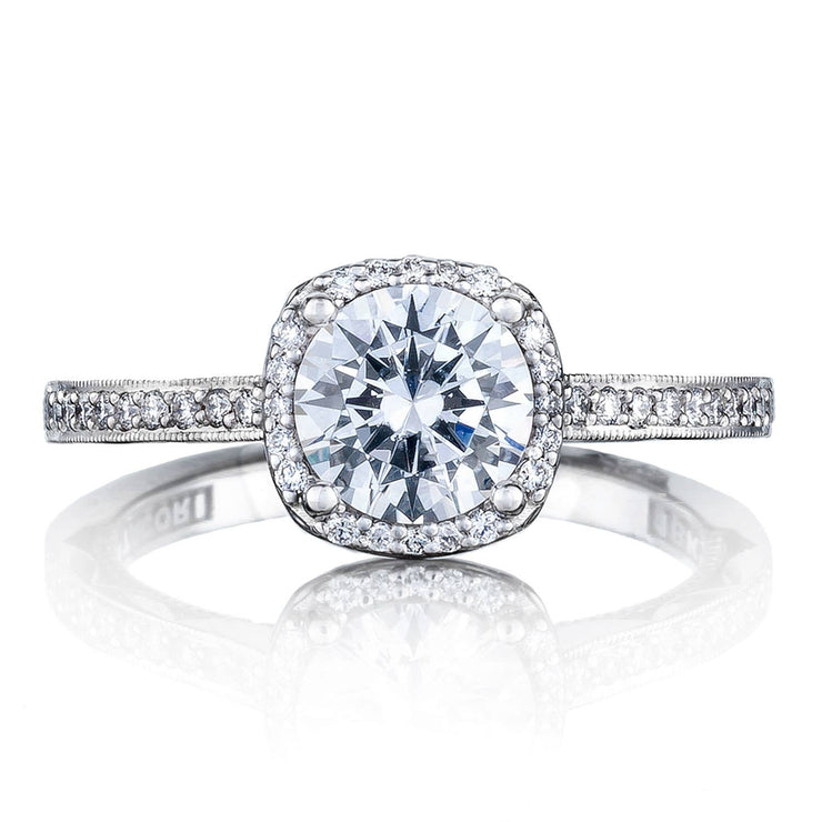 Round Bloom Engagement Ring