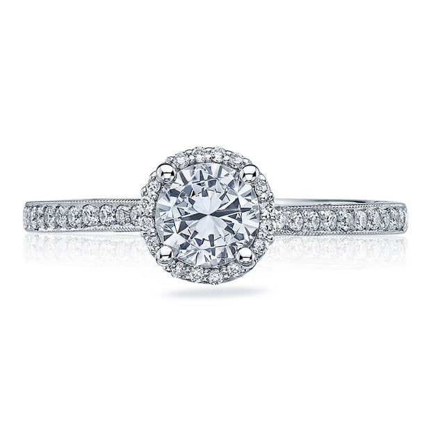 Round Bloom Engagement Ring