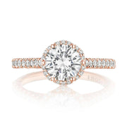 Round Bloom Engagement Ring