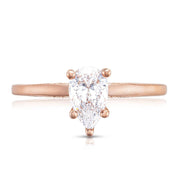 Pear Solitaire Engagement Ring