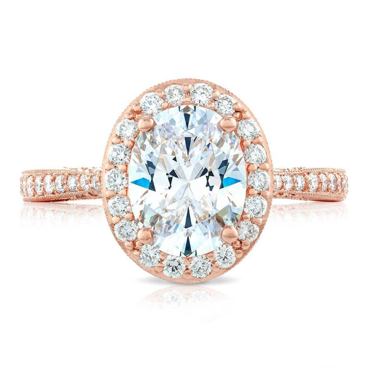 Oval Bloom Engagement Ring