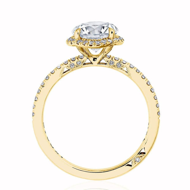 Round Bloom Engagement Ring