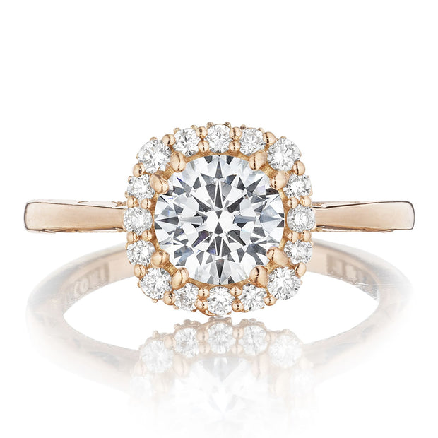 Round Bloom Engagement Ring