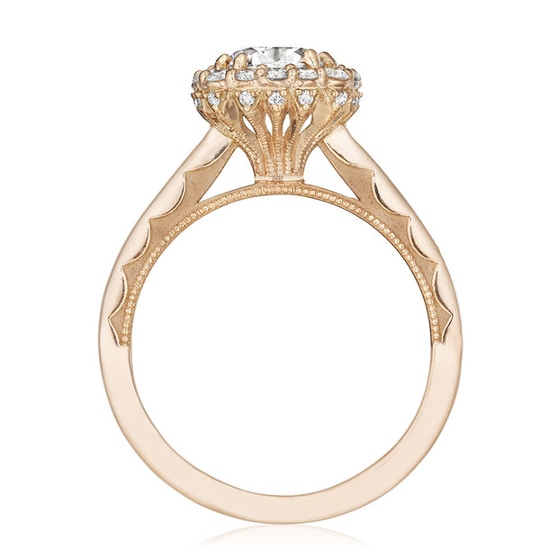 Round Bloom Engagement Ring
