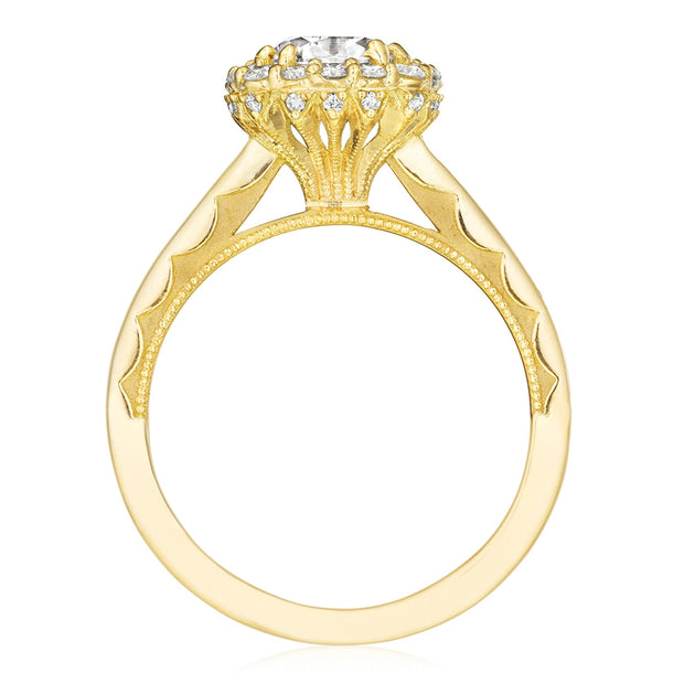 Round Bloom Engagement Ring
