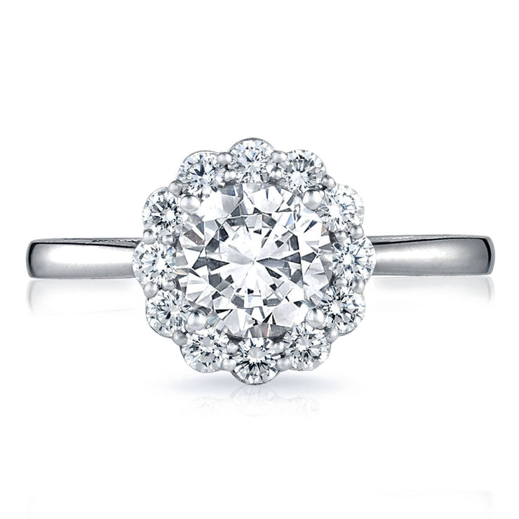 Round Bloom Engagement Ring