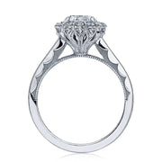 Round Bloom Engagement Ring