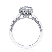 Round Bloom Engagement Ring