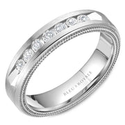 Bleu Royale Wedding Band