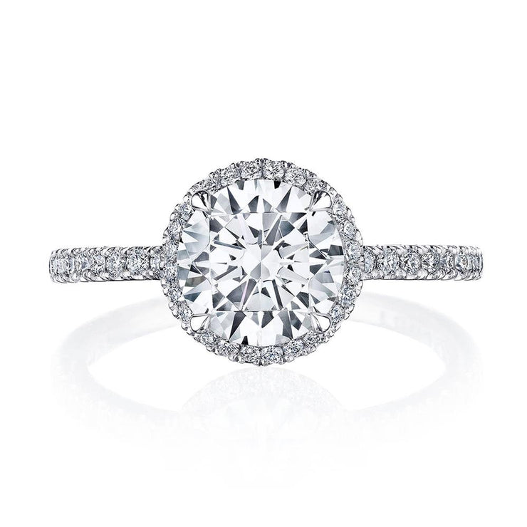 Round Bloom Engagement Ring