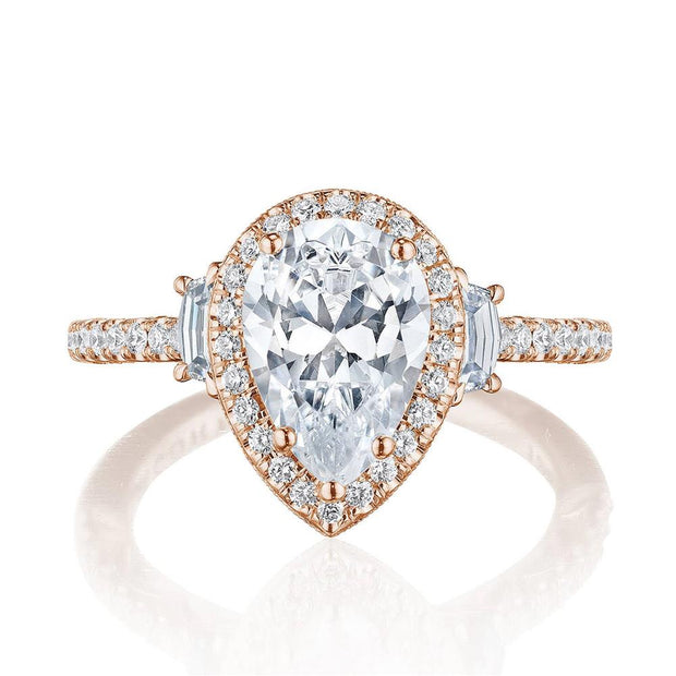 Pear 3-Stone Engagement Ring