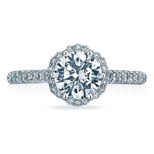 Round Bloom Engagement Ring