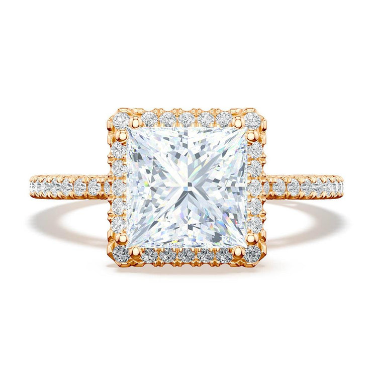 Princess Bloom Engagement Ring