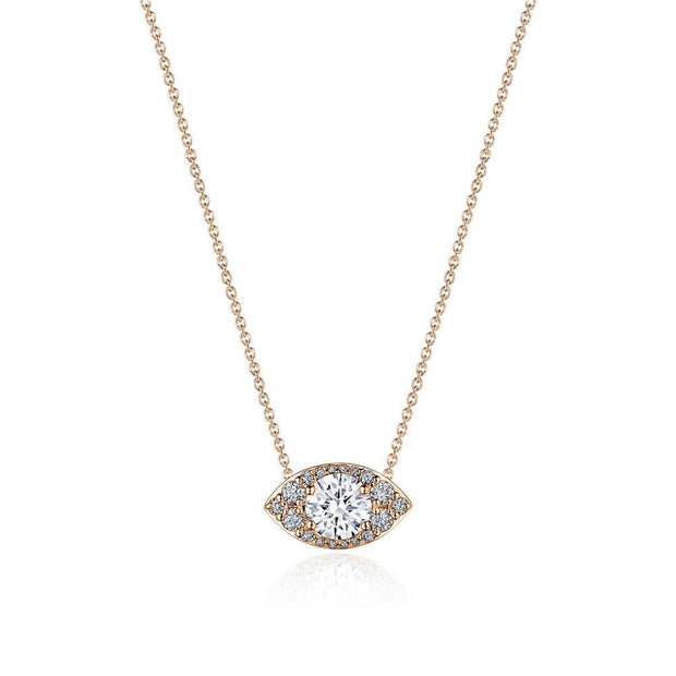 17"" Marquise Bloom Diamond Necklace