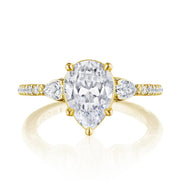 Pear 3-Stone Engagement Ring