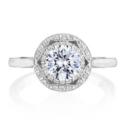 Round Bloom Engagement Ring