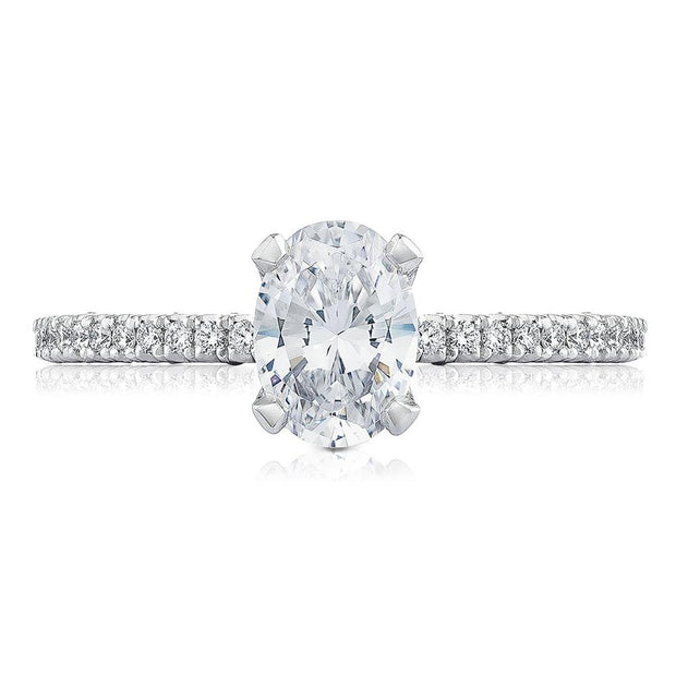 Oval 3-Stone Engagement Ring