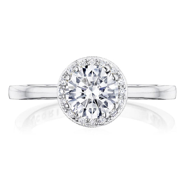 Round Bloom Engagement Ring