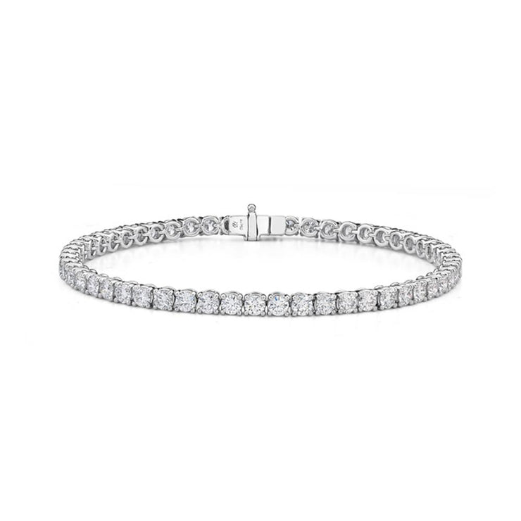 Classic 4-Prong Line Bracelet 4.40ctw approx.