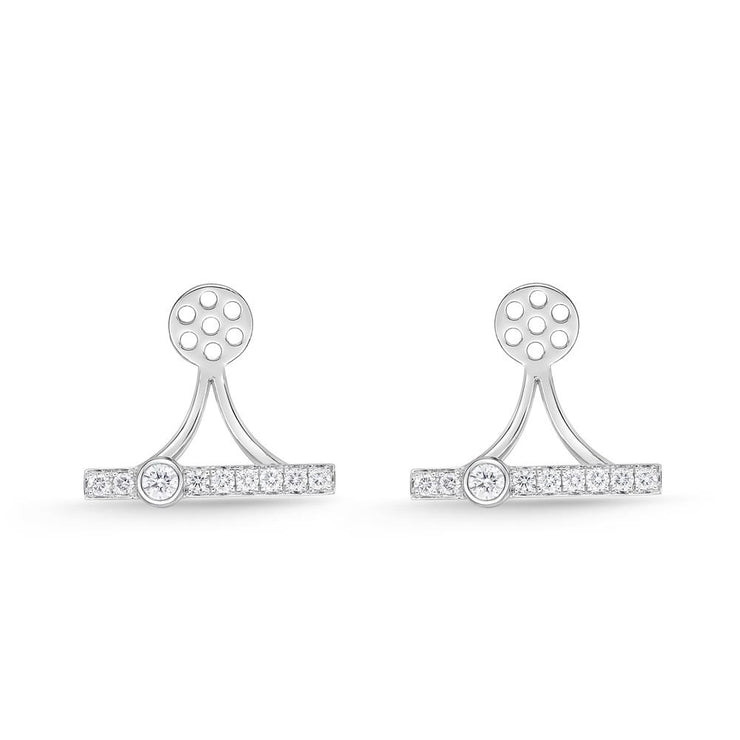 Stackem Up Fashion Jacket / Jacket Earrings, , Mdl 04