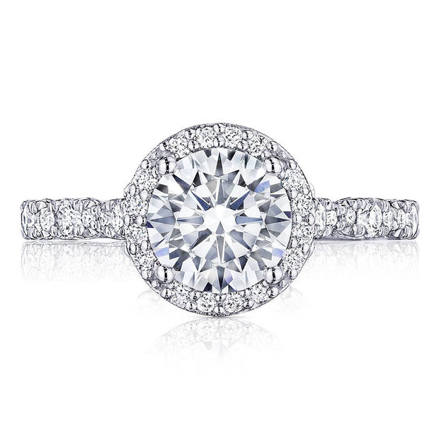 Round Bloom Engagement Ring